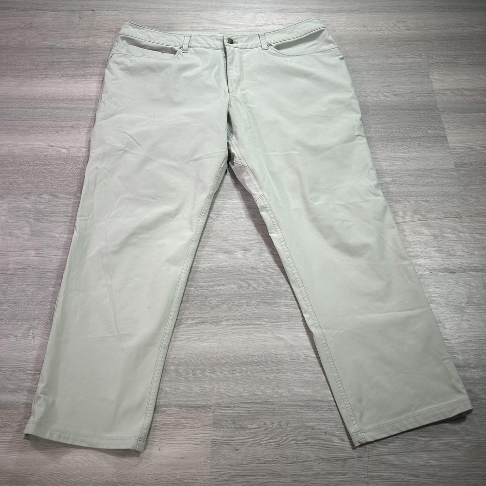 Lululemon Pants Mens 36x27 Gray ABC Classic Warpstreme Chino LM5ADCS